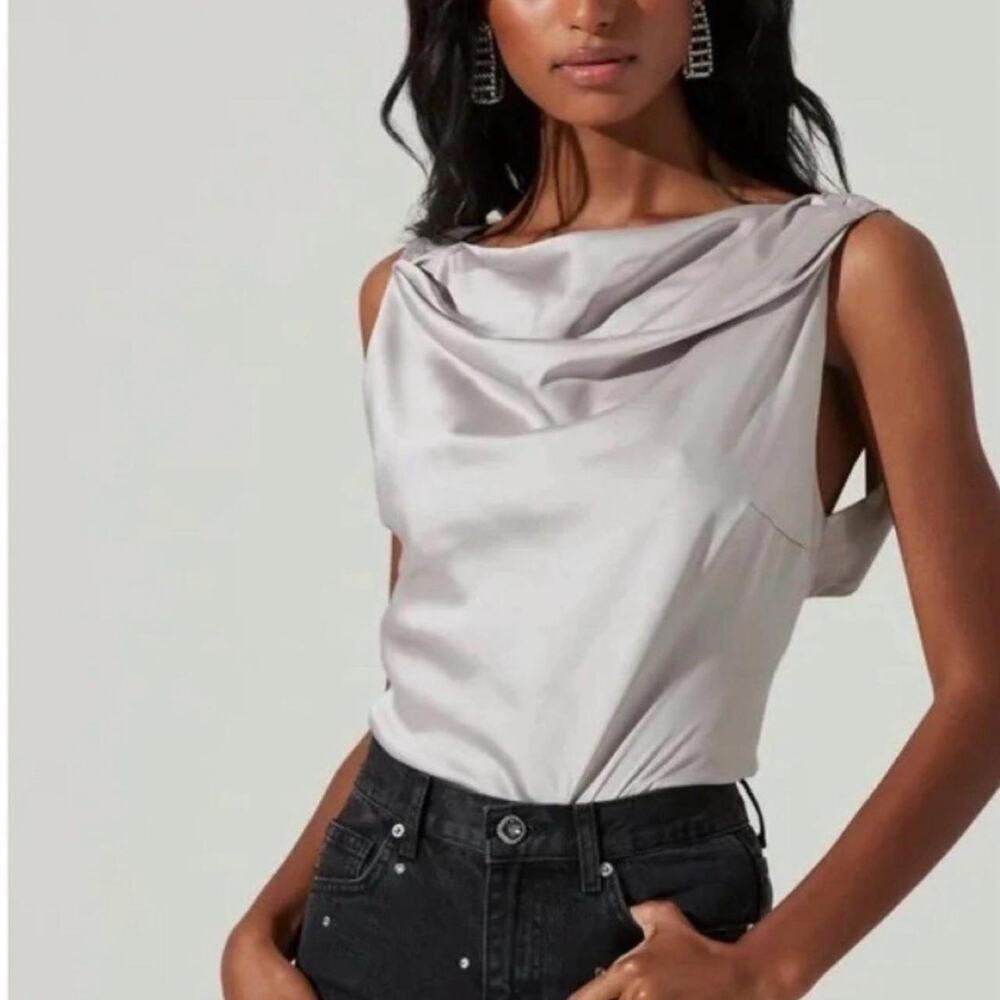 Astr the label brisia satin tank